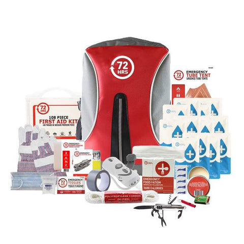 1 Person 72HRS Deluxe Backpack - Emergency Survival Kit